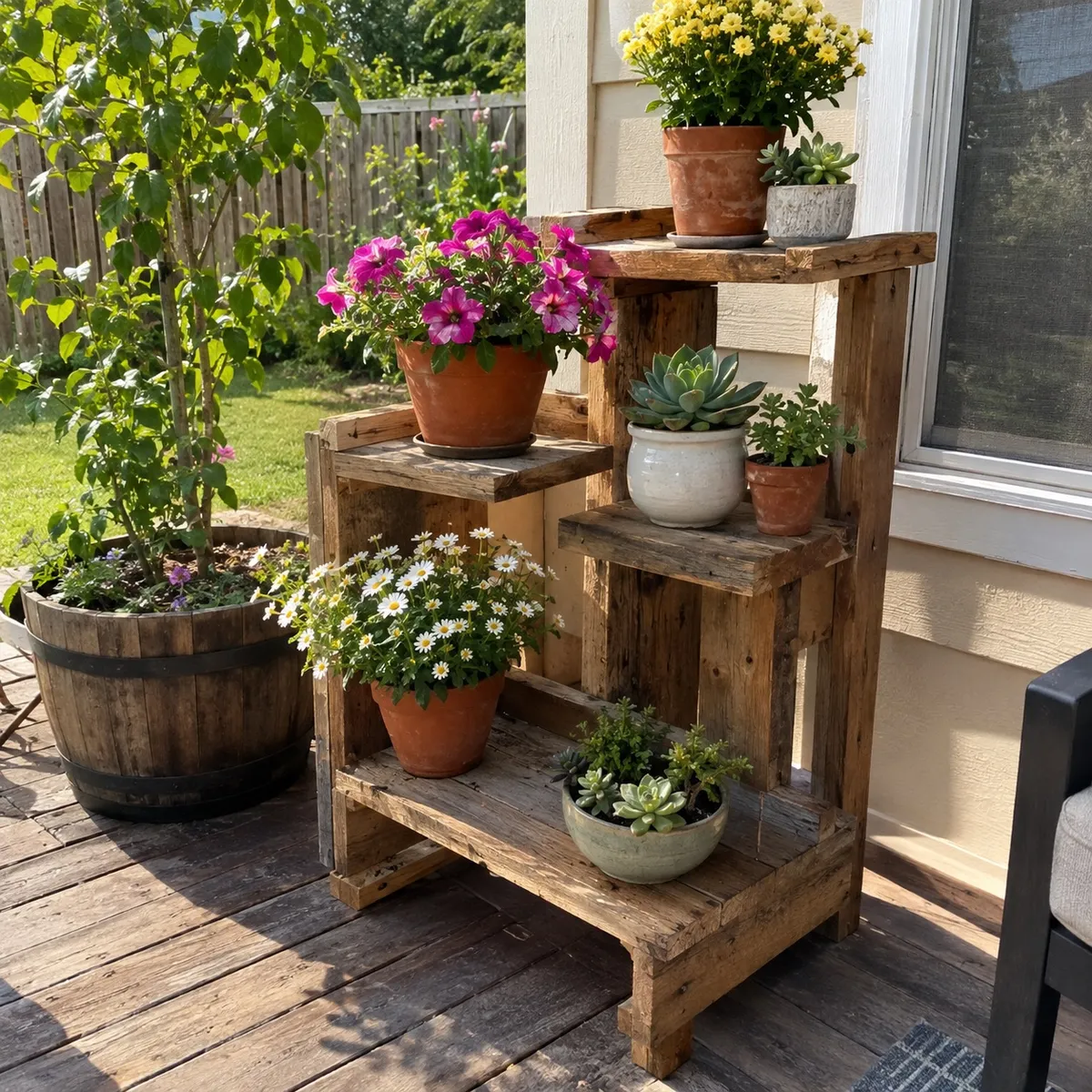 Planters and plant stands