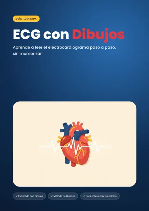 ECG con Dibujos: guía ilustrada para leer el electrocardiograma
