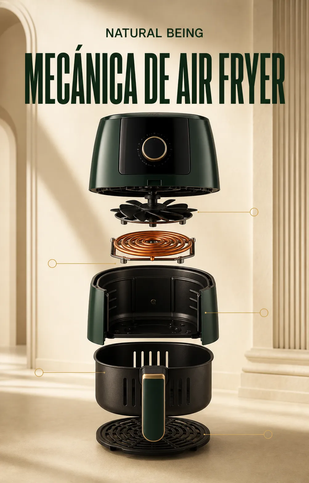 Mecánica de Air Fryer
