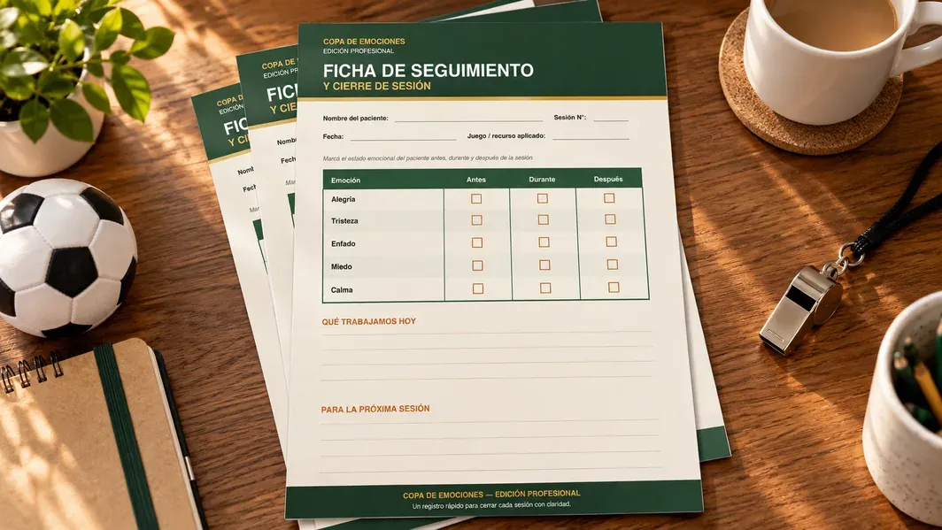 Fichas de Seguimiento y Cierre de Sesión