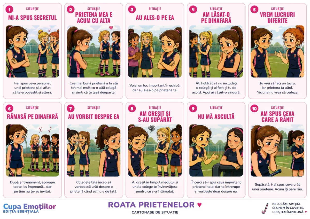 Cartonașe de situație, Roata Prietenelor