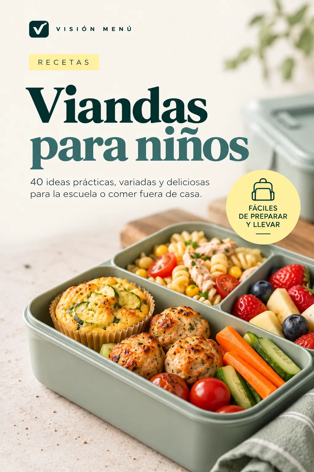 Recetario Viandas para niños