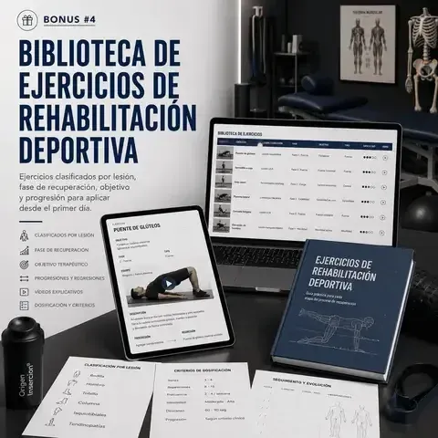 Herramienta 4 — Biblioteca de Ejercicios de Rehabilitación Deportiva
