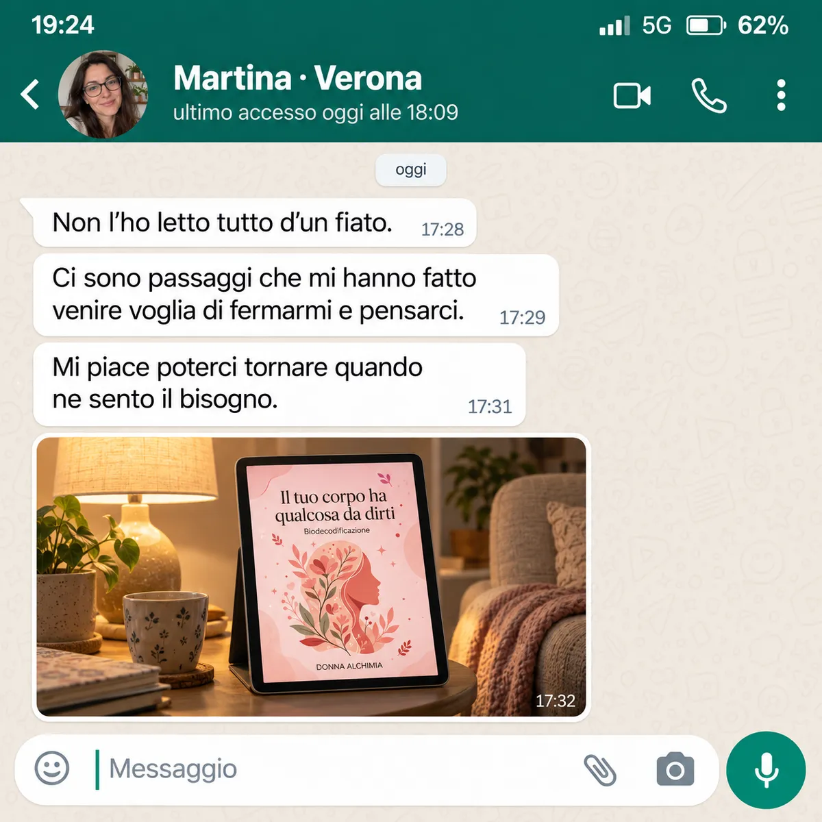 Messaggio di Martina, Verona