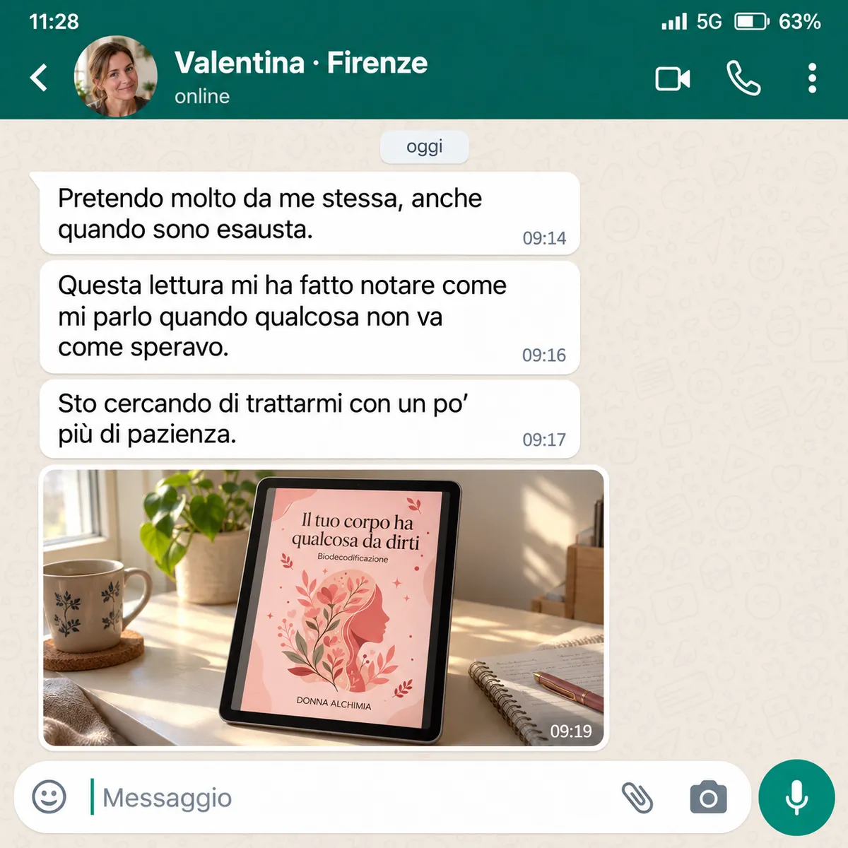 Messaggio di Valentina, Firenze