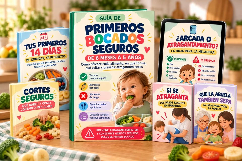 Guía Primeros Bocados Seguros con sus 5 bonos
