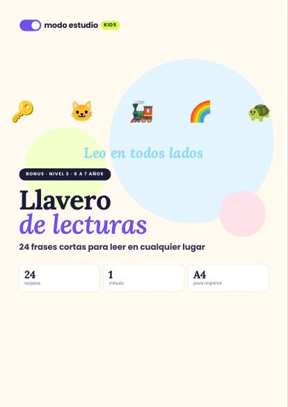 Llaveros de lectura