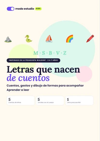 Letras que nacen de cuentos