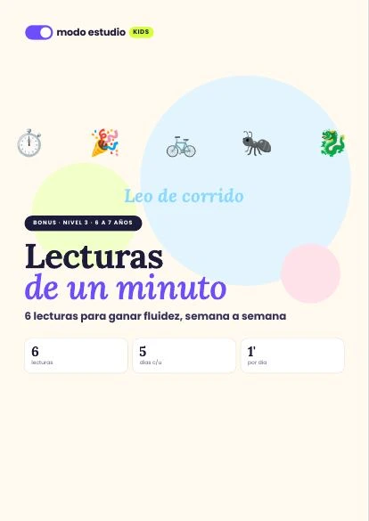 Lecturas de un minuto