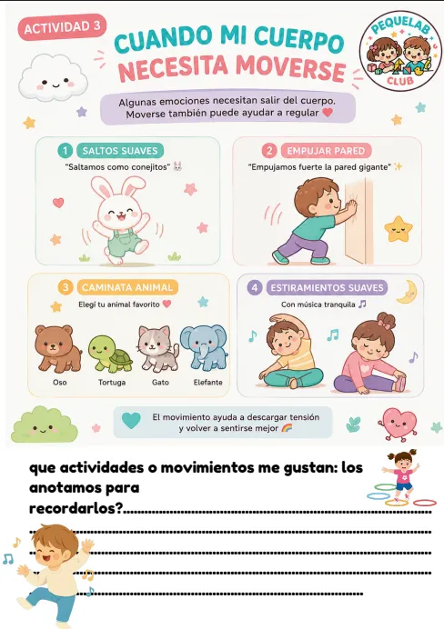 Vista del material imprimible 3