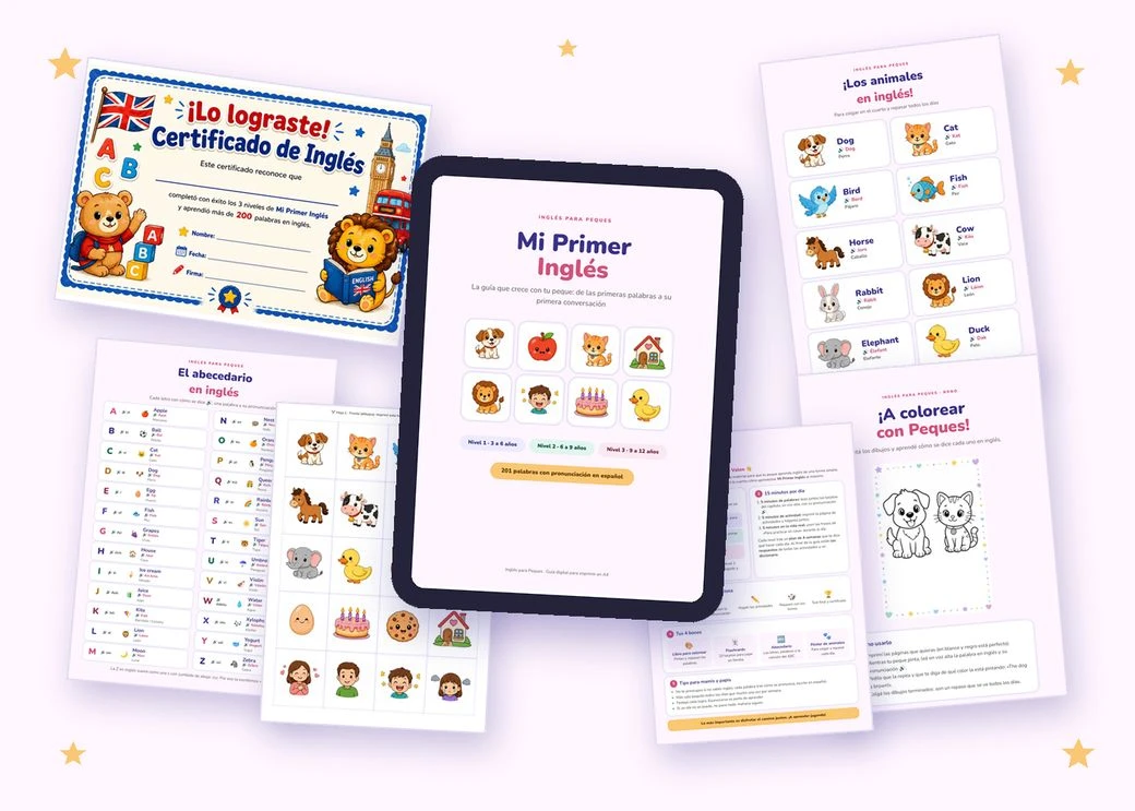 Pack completo Mi Primer Inglés