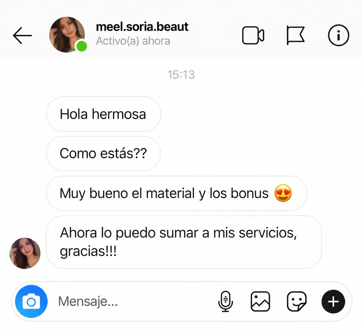Testimonio de alumna MUSE