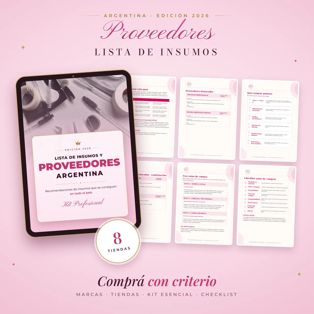 MUSE - Lista de Proveedores